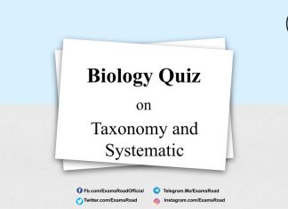 Biology Quiz on Taxonomy and Systematic for NEET & Medical Exam 2021 Biology Quiz on Taxonomy and Systematic