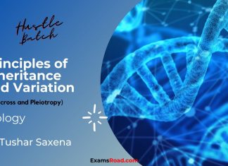 Principle of Inheritence Variation Test Cross Pleiotropy Tushar Sir (Hustle Batch) AIIMS NEET Principle of Inheritence & Variation Test Cross Pleiotropy