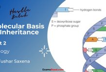 Molecular Basis of Inheritance Biology Part 2 Tushar Sir (Hustle Batch) AIIMS NEET Medical Exams Molecular Basis of Inheritance Biology