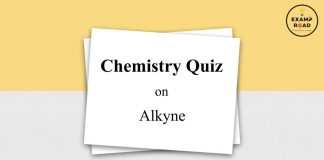 Chemistry Quiz on Alkyne for IIT JEE, NEET, Medical & Engineering Exam Chemistry Quiz on Alkyne