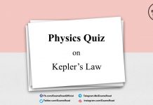 Physics Quiz on Kepler’s Law for IIT JEE, NEET, Medical & Engineering Exam Physic Quiz on Keplers Law