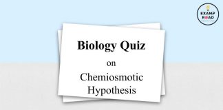 Biology Quiz on Chemiosmotic Hypothesis for NEET & Medical Exam 2021 Biology Quiz on Chemiosmotic Hypothesis