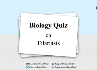 Biology Quiz on Filariasis for NEET & Medical Exam 2021 Biology Quiz on Filariasis