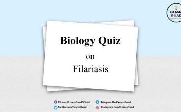 Biology Quiz on Filariasis for NEET & Medical Exam 2021 Biology Quiz on Filariasis