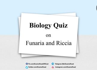 Biology Quiz on Funaria and Riccia for NEET & Medical Exam 2021 Biology Quiz on Funaria and Riccia