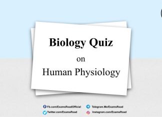 Biology Quiz on Human Physiology for NEET & Medical Exam 2021 Biology Quiz on Human Physiology