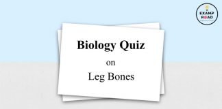 Biology Quiz on Leg Bones for NEET & Medical Exam 2021 Biology Quiz on Leg Bones