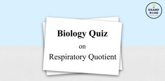 Biology Quiz on Respiratory Quotient for NEET & Medical Exam 2021 Biology Quiz on Respiratory Quotient