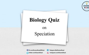 Biology Quiz on Speciation for NEET & Medical Exam 2021 Biology Quiz on Speciation