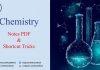 Chemistry Notes PDF & Questions Free Download 2023 – Shortcut Tricks (Topic-Wise) – IIT JEE, NEET, Medical & Engineering Exam Chemistry Notes PDF