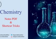Chemistry Notes PDF & Questions Free Download 2023 – Shortcut Tricks (Topic-Wise) – IIT JEE, NEET, Medical & Engineering Exam Chemistry Notes PDF
