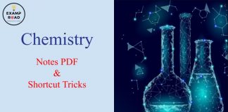 Chemistry Notes PDF & Questions Free Download 2023 – Shortcut Tricks (Topic-Wise) – IIT JEE, NEET, Medical & Engineering Exam Chemistry Notes PDF