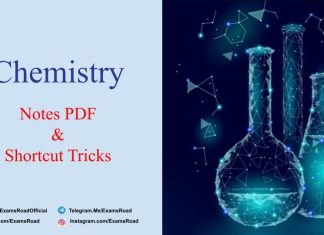 Chemistry Notes PDF & Questions Free Download 2023 – Shortcut Tricks (Topic-Wise) – IIT JEE, NEET, Medical & Engineering Exam Chemistry Notes PDF