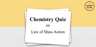 Chemistry Quiz on Law Of Mass Action for IIT JEE, NEET, Medical & Engineering Exam 2021 Chemistry Quiz on Law Of Mass Action