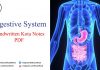 Digestive System Handwritten Kota Notes PDF Download – NEET & Medical Exam 2021 Digestive System Handwritten Kota Notes PDF