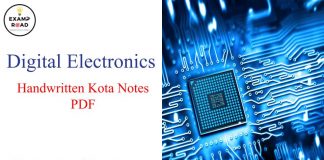 Digital Electronics Handwritten Kota Notes PDF Download – IIT JEE, NEET, Medical & Engineering Exam 2021 Digital Electronics Handwritten Kota Notes PDF