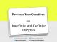 Indefinite and Definite Integrals Past Year Solved Questions for IIT JEE & Engineering Exam Indefinite and Definite Integrals Past Year Solved