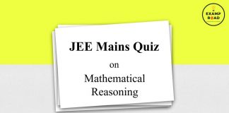 JEE Mains Mathematical Reasoning Past Year Solved Questions Mathematical Reasoning