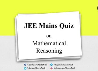 JEE Mains Mathematical Reasoning Past Year Solved Questions Mathematical Reasoning