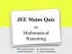JEE Mains Mathematical Reasoning Past Year Solved Questions Mathematical Reasoning
