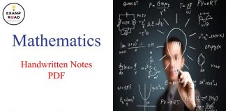 Mathematics Handwritten Kota Notes PDF Free Download – IIT JEE, NEET, Medical & Engineering Exam 2023 Mathematics Handwritten Kota Notes PDF