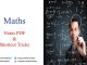 Maths Notes PDF Handwritten & Questions Free Download 2023 – Shortcut Tricks (Topic-Wise) – IIT JEE & Engineering Exam Maths Notes PDF