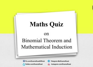 Maths Quiz on Binomial Theorem and Mathematical Induction for JEE Mains/Advance Maths Quiz on Binomial Theorem and Mathematical Induction