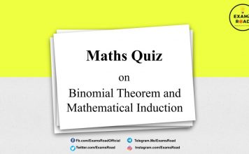 Maths Quiz on Binomial Theorem and Mathematical Induction for JEE Mains/Advance Maths Quiz on Binomial Theorem and Mathematical Induction