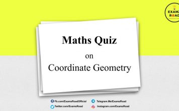 Maths Quiz on Coordinate Geometry for IIT JEE & Engineering Exam Maths Quiz on Coordinate Geometry