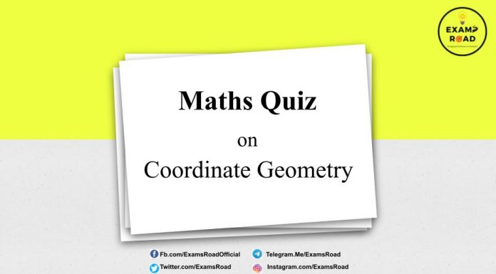 Maths Quiz on Coordinate Geometry for IIT JEE & Engineering Exam Maths Quiz on Coordinate Geometry