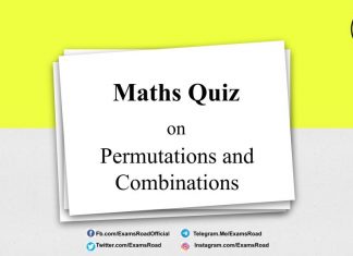 Maths Quiz on Permutations and Combinations for JEE Mains/Advance Maths Quiz on Permutations and Combinations