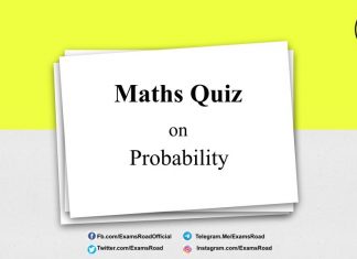 Maths Quiz on Probability for IIT JEE & Engineering Exam Maths Quiz on Probability