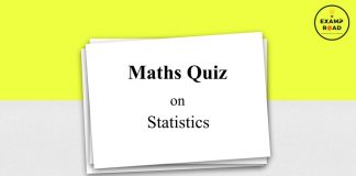 Maths Quiz on Statistics for IIT JEE & Engineering Exam Maths Quiz on Statistics