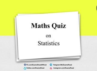 Maths Quiz on Statistics for IIT JEE & Engineering Exam Maths Quiz on Statistics