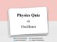 Physics Quiz on Oscillator for IIT JEE, NEET, Medical & Engineering Exam Physics Quiz on Oscillator