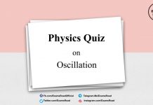 Physics Quiz on Oscillation for IIT JEE, NEET, Medical & Engineering Exam Physics Quiz on Oscillation