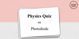 Physics Quiz on Photodiode for IIT JEE, NEET, Medical & Engineering Exam Physics Quiz on Photodiode