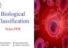 Biological Classification Notes PDF Download – NEET & Medical Exam 2021 Biological Classification Notes PDF