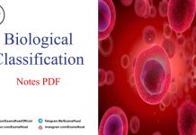 Biological Classification Notes PDF Download – NEET & Medical Exam 2021 Biological Classification Notes PDF