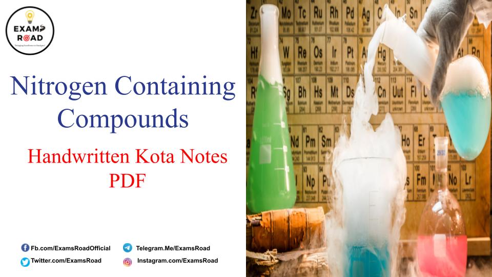 nitrogen-containing-compounds-handwritten-kota-notes-pdf-download-iit