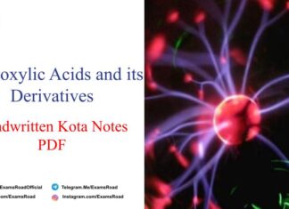 Carboxylic Acids and its Derivatives Handwritten Kota Notes PDF Download – IIT JEE, NEET, Medical & Engineering Exam 2021 Carboxylic Acids and its Derivatives Handwritten Kota Notes PDF