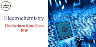 Electrochemistry Handwritten Kota Notes PDF Download – IIT JEE, NEET, Medical & Engineering Exam 2021 Electrochemistry Handwritten Kota Notes PDF