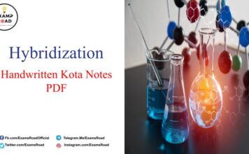 Hybridization Handwritten Kota Notes PDF Download – IIT JEE, NEET, Medical & Engineering Exam 2021 Hybridization Handwritten Kota Notes PDF