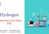 Hydrogen Handwritten Kota Notes PDF Download – IIT JEE, NEET, Medical & Engineering Exam 2021 Hydrogen Handwritten Kota Notes PDF