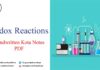 Redox Reactions Handwritten Kota Notes PDF Download – IIT JEE, NEET, Medical & Engineering Exam 2021 Redox Reactions Handwritten Kota Notes PDF