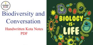 Biodiversity and Conversation Handwritten Kota Notes PDF Download – NEET & Medical Exam 2021 Biodiversity and Conversation Handwritten Kota Notes