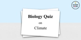 Biology Quiz on Climate for NEET & Medical Exam 2021 Biology Quiz on Climate