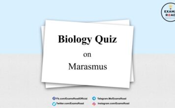 Biology Quiz on Marasmus for NEET & Medical Exam 2021 Biology Quiz on Marasmus