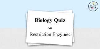 Biology Quiz on Restriction Enzymes for NEET & Medical Exam 2021 Biology Quiz on Restriction enzymes