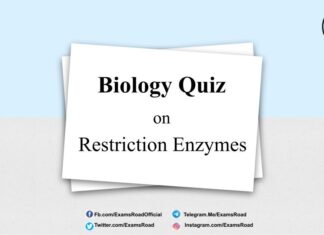 Biology Quiz on Restriction Enzymes for NEET & Medical Exam 2021 Biology Quiz on Restriction enzymes
